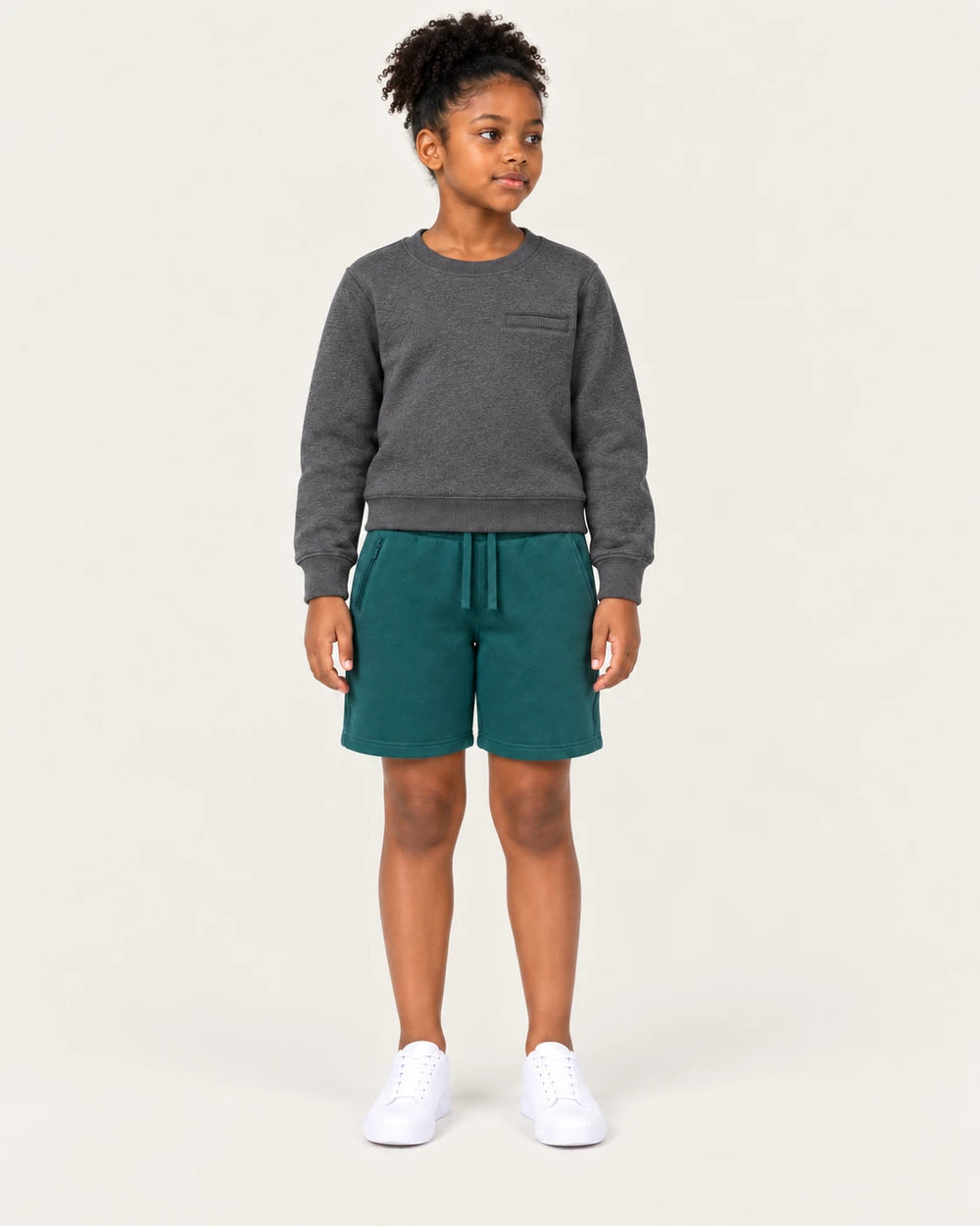Aombe Girls' Sweat Shorts