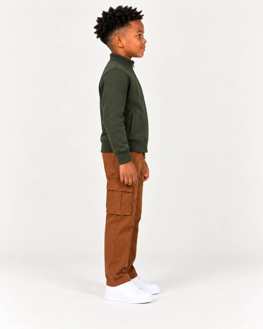 Cargo Pants + Sweat Jacket