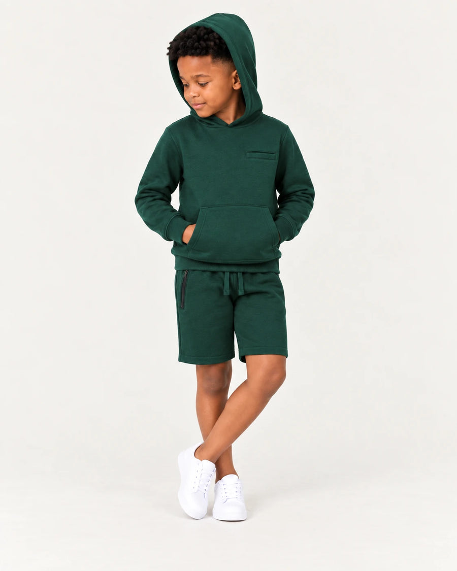 Sweat Shorts + Hoodie