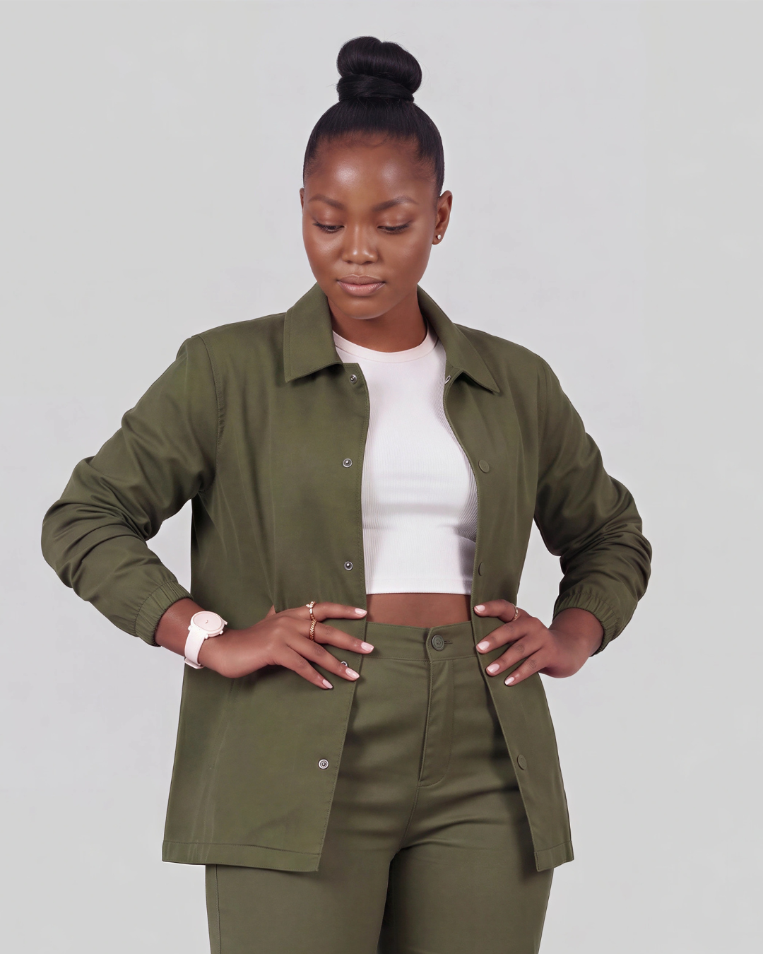 Aombe Women's Shirt — twill shirt made to order in Nairobi