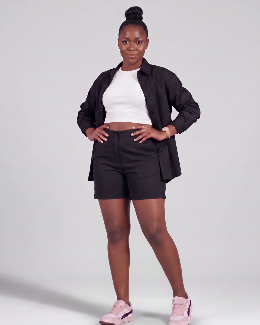 Women's Twill Set — Shorts + Jacket