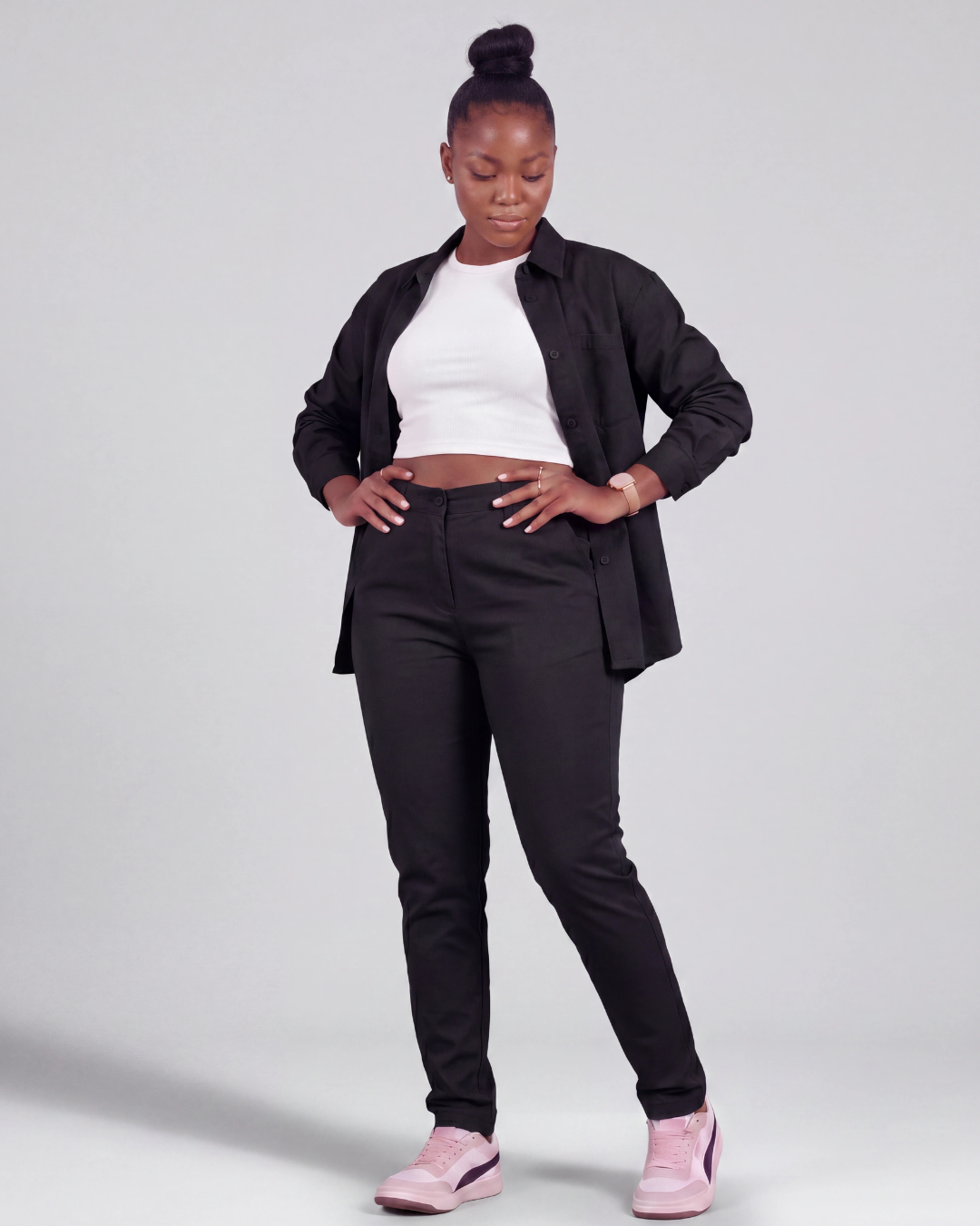 Women's Twill Set — Chino Pants + Jacket