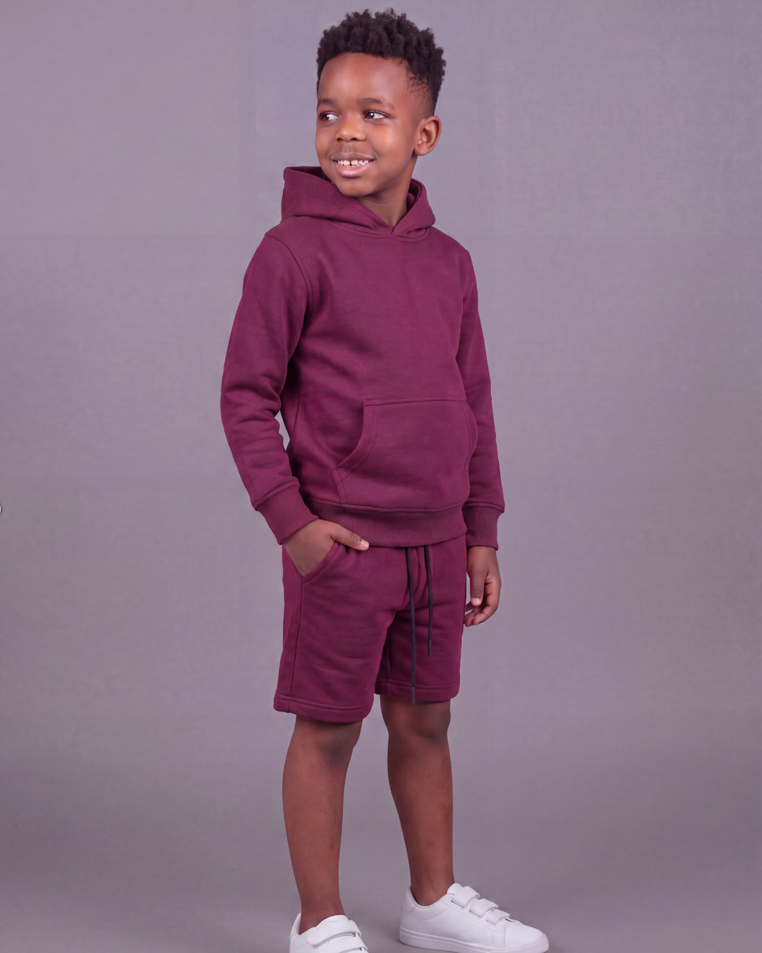 Boys' Fleece Set — Sweat Shorts + Hoodie