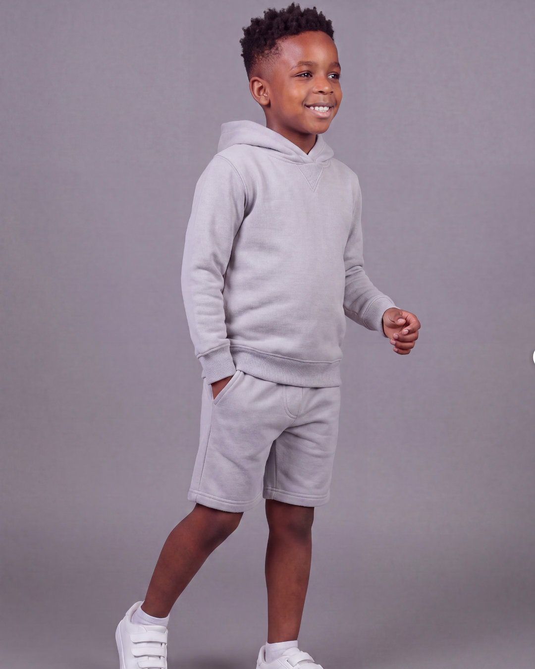 Boys' Fleece Set — Sweat Shorts + Hoodie