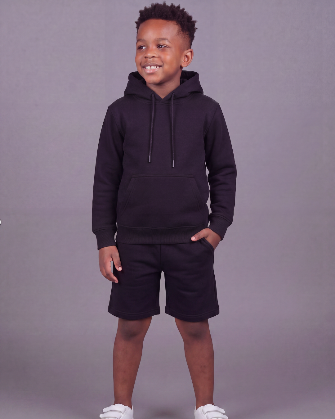 Boys' Fleece Set — Sweat Shorts + Hoodie