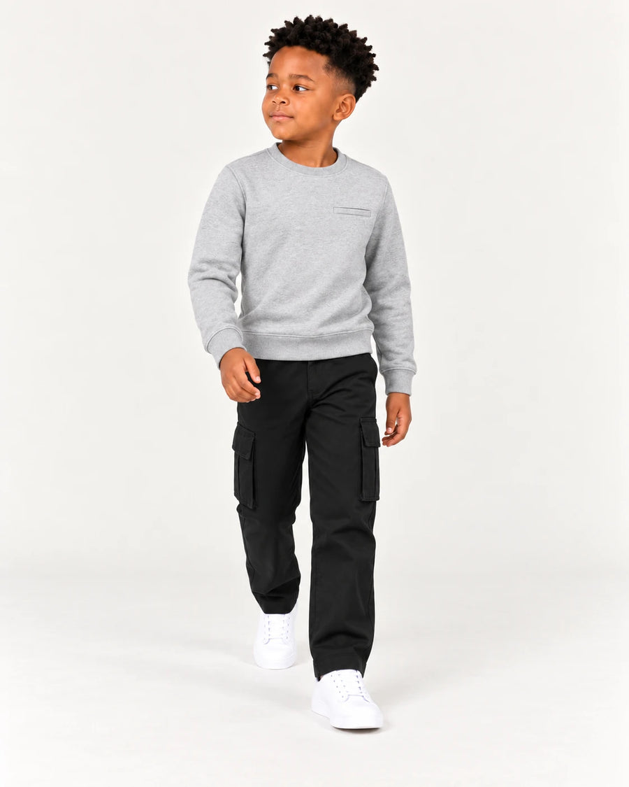 Cargo Pants + Sweatshirt