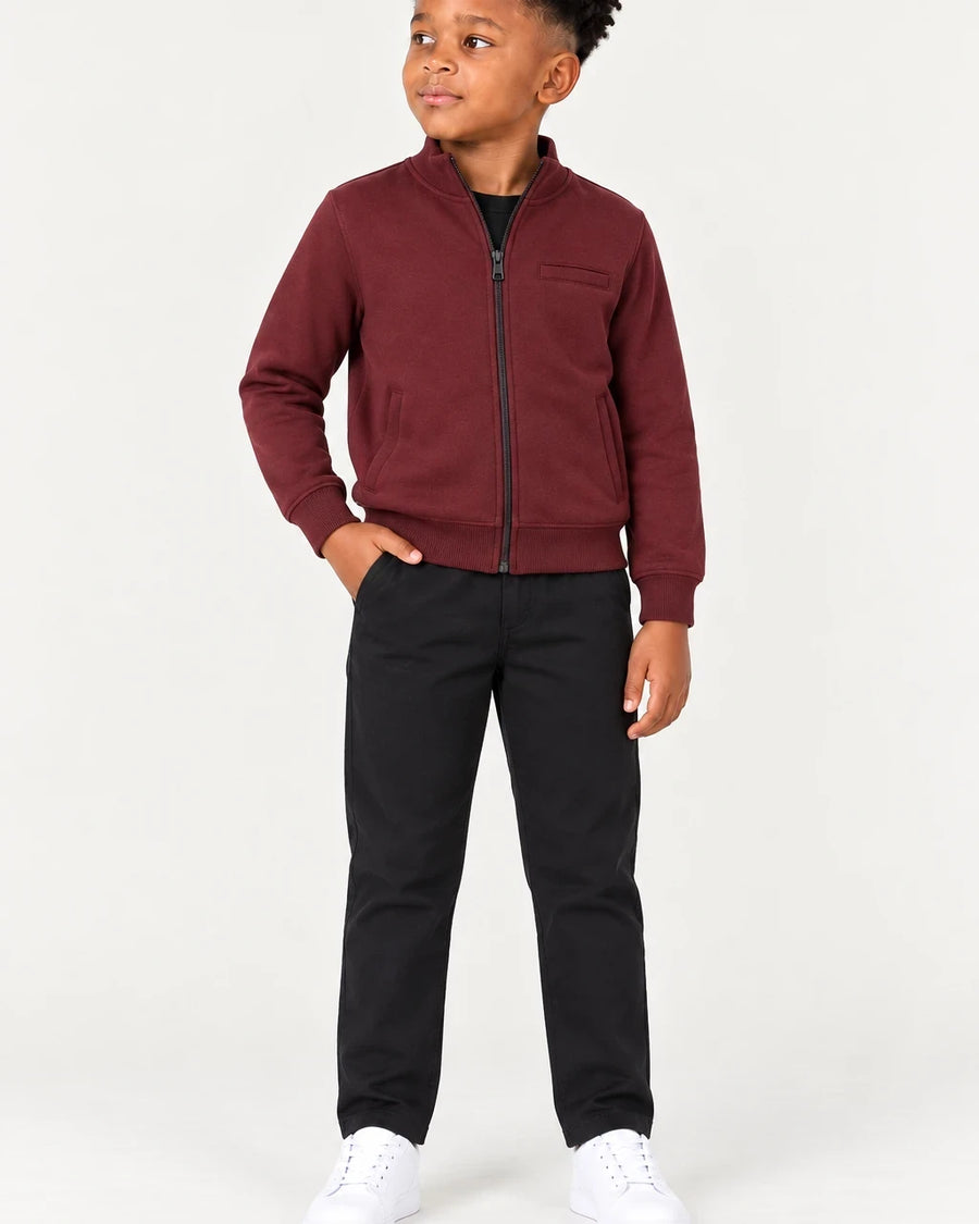 Chino Pants + Sweat Jacket