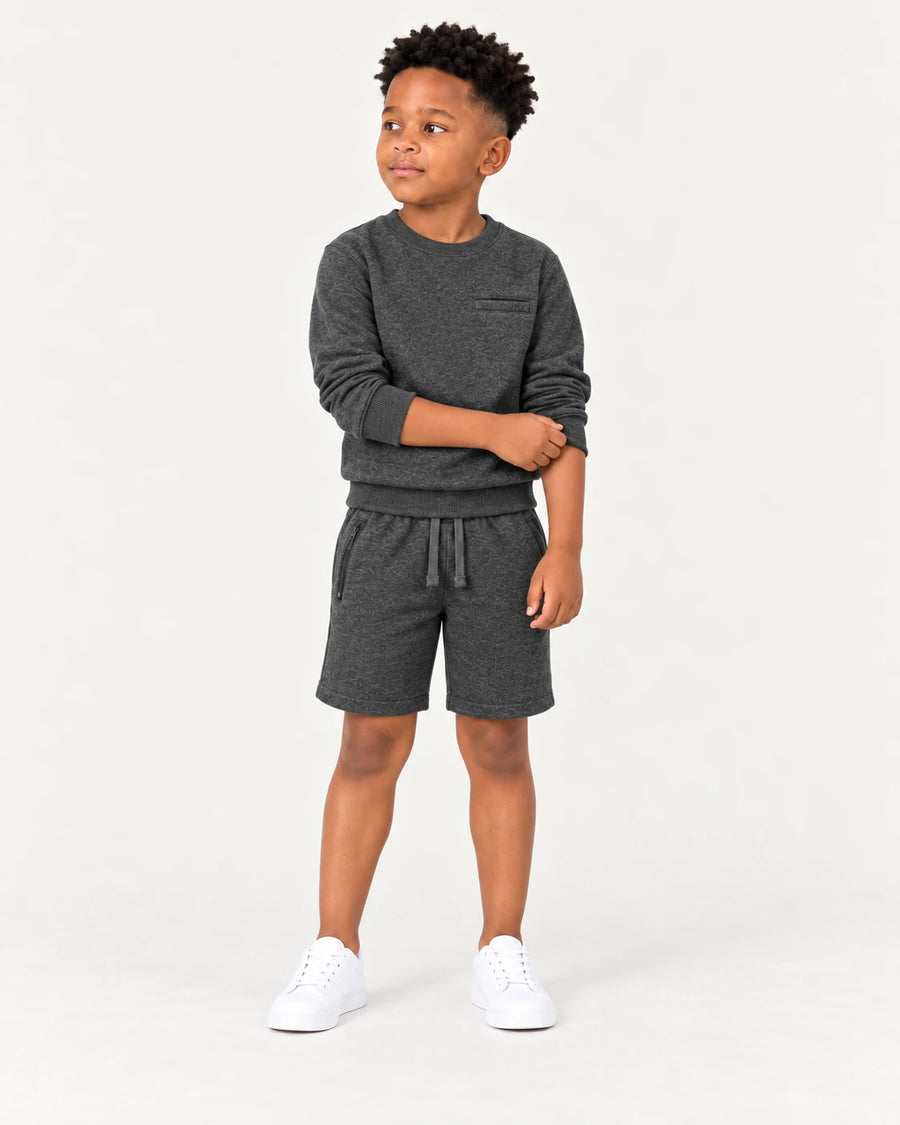 Sweat Shorts + Sweatshirt