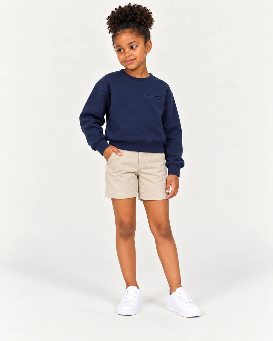 Shorts + Sweatshirt