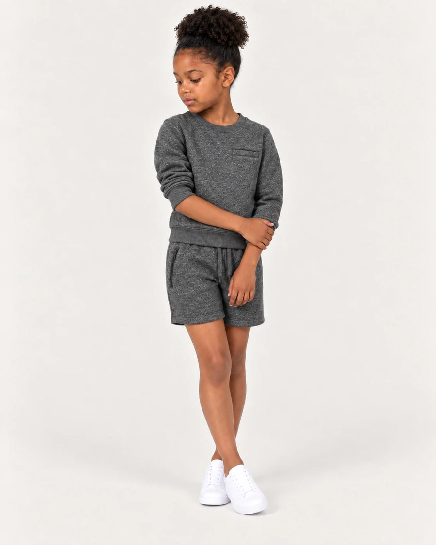 Sweat Shorts + Sweatshirt