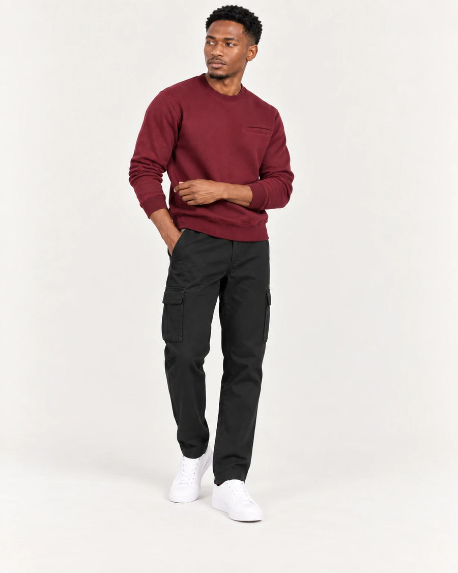 Cargo Pants + Sweatshirt