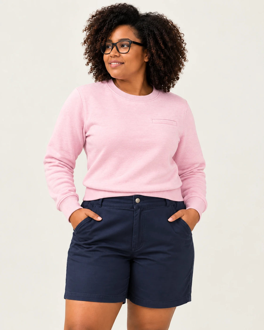 Shorts + Sweatshirt
