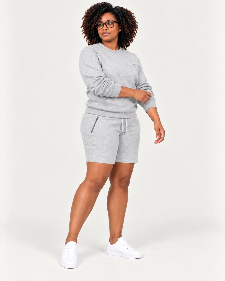 Sweat Shorts + Sweatshirt